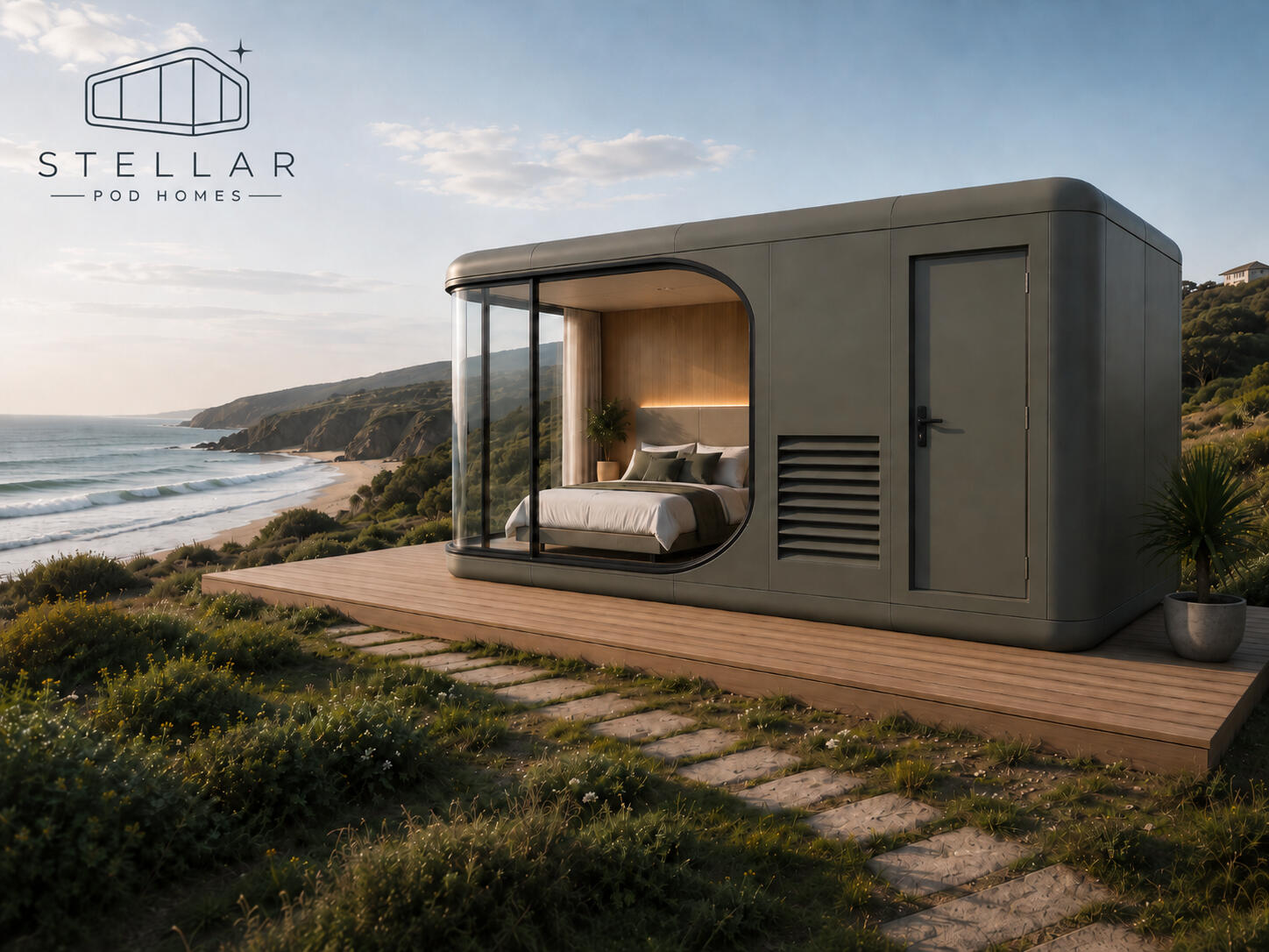 The Nook compact contemporary pod home by Stellar Pod Homes Ireland
