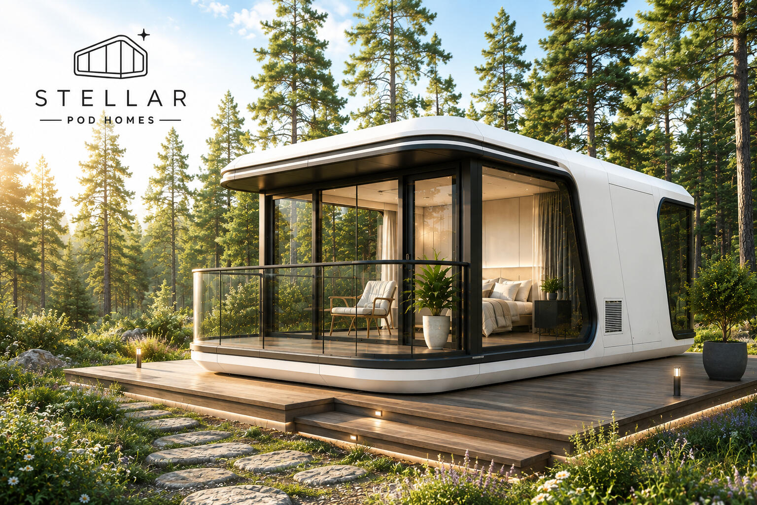 The Retreat spacious contemporary pod home by Stellar Pod Homes Ireland